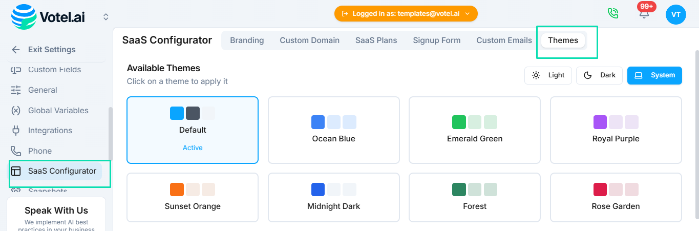 Themes and Appearance